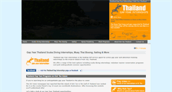 Desktop Screenshot of gapinternshipsthailand.com
